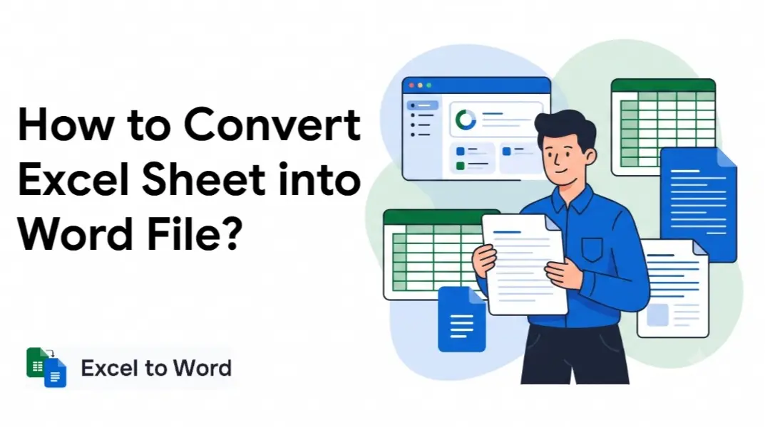 How to Convert Excel Sheet to Word File